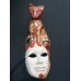 Authentic hand crafted Venetian mask with Cat and hand painting   173461347344